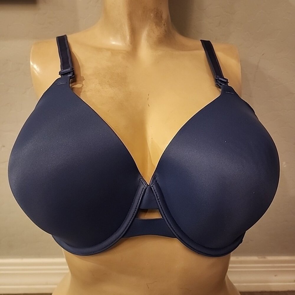 Warners Bra 40D Gray Underwire Lined 01357